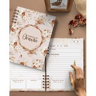 Arquivo Caderno de Oração Floral Boho - Bicho Papel
