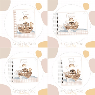 Arquivo Kit Encadernação Baby Arca de Noé - Luma