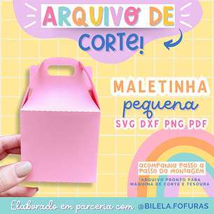Arquivo de Corte Maletinha Pequena - Ilustracin
