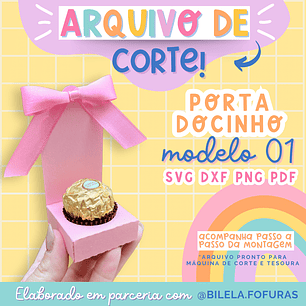 Arquivo de Corte Porta Docinho - Ilustracin