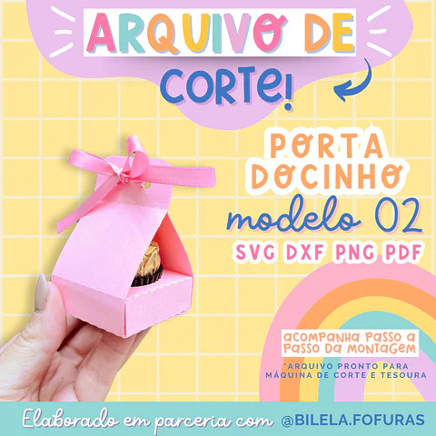 Arquivo de Corte Porta Docinho - Ilustracin