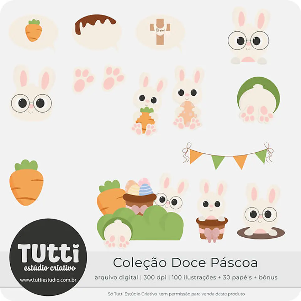 Kit Digital Doce Páscoa - TUTTI ESTUDIO 3