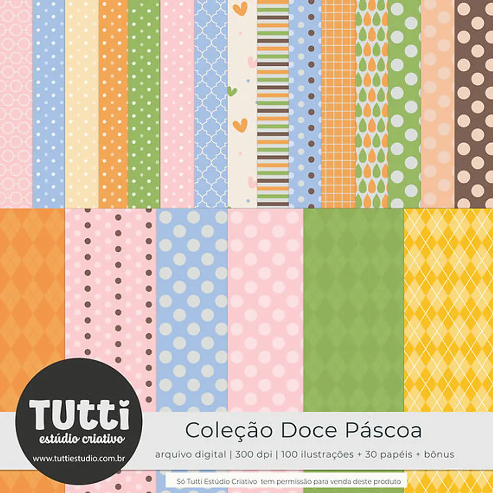 Kit Digital Doce Páscoa - TUTTI ESTUDIO 4