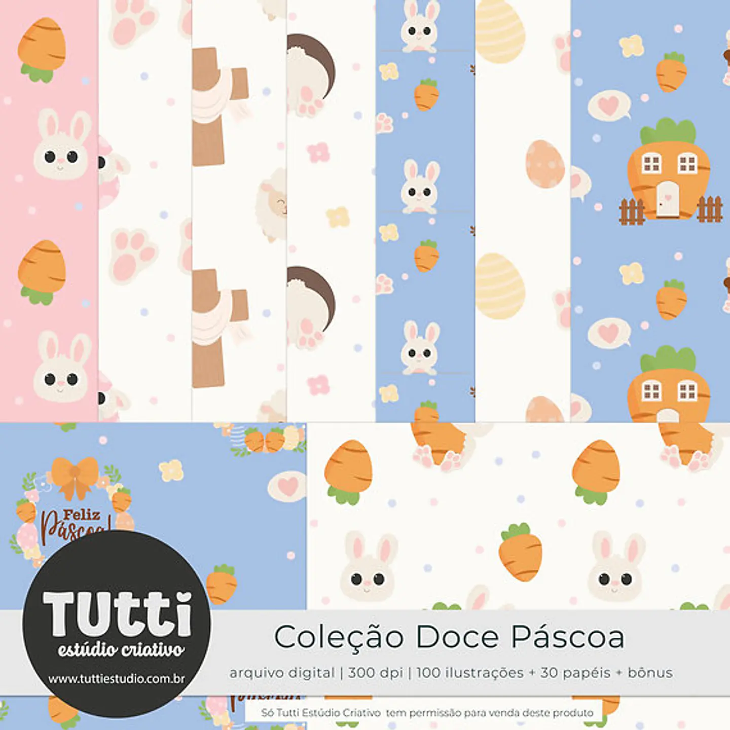 Kit Digital Doce Páscoa - TUTTI ESTUDIO 5