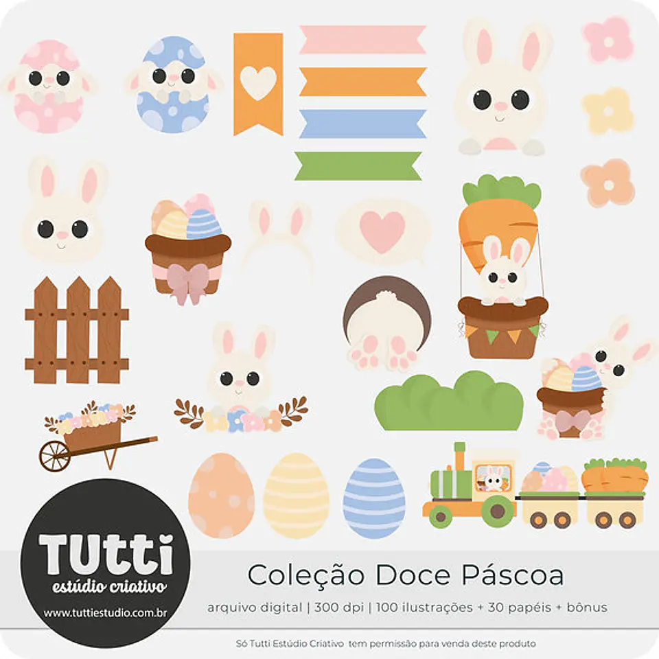 Kit Digital Doce Páscoa - TUTTI ESTUDIO 6