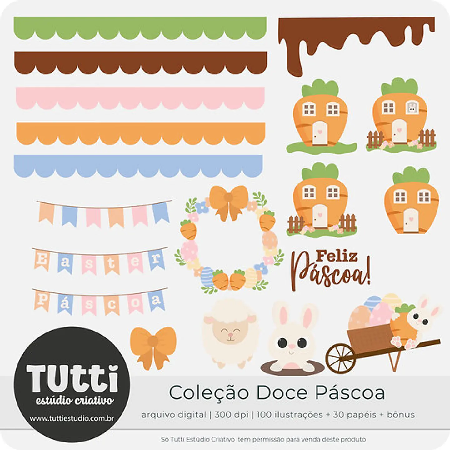 Kit Digital Doce Páscoa - TUTTI ESTUDIO 7