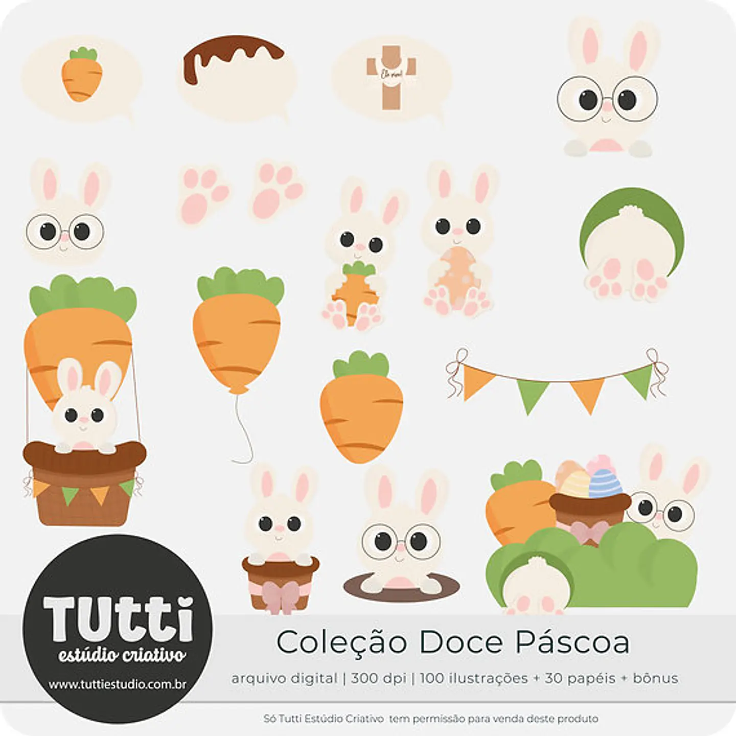 Kit Digital Doce Páscoa - TUTTI ESTUDIO 10