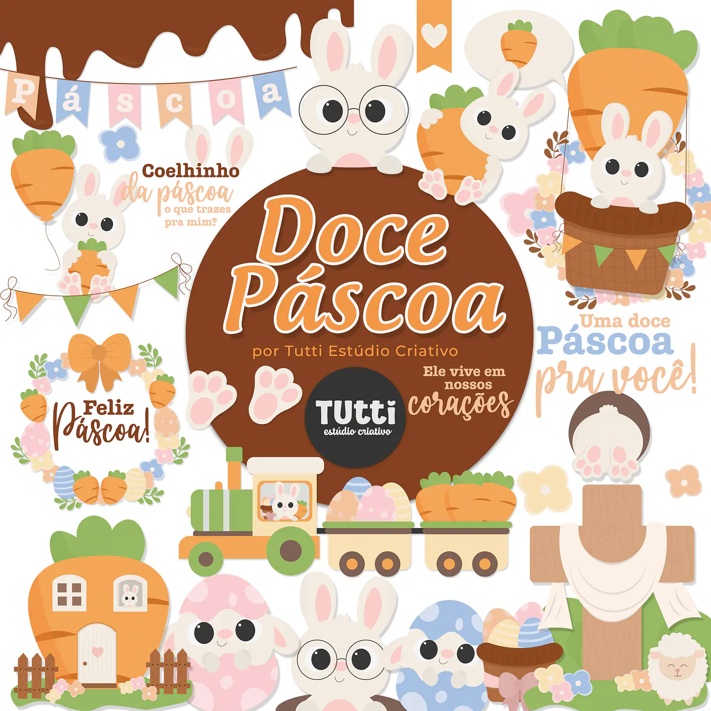 Kit Digital Doce Páscoa - TUTTI ESTUDIO 1