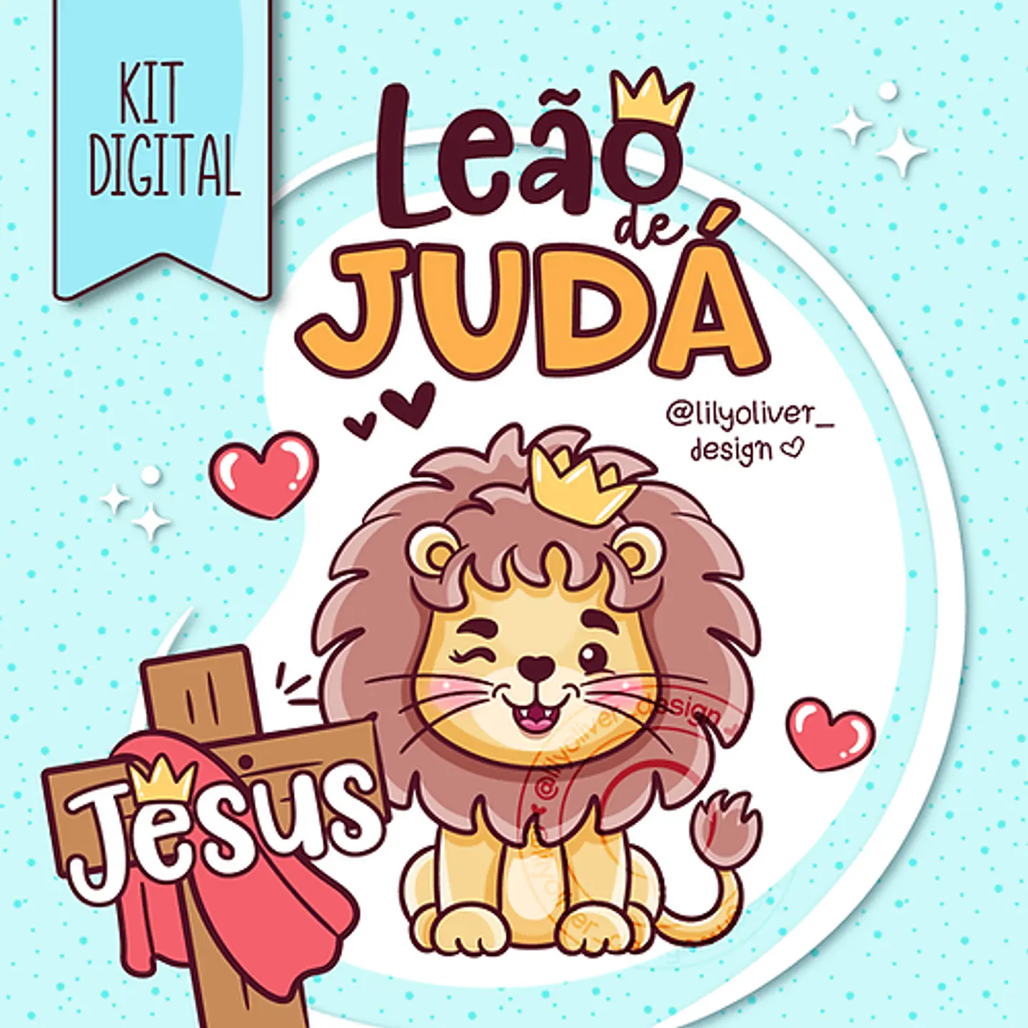 Kit Digital Leão de Judá - Lily Oliver 1