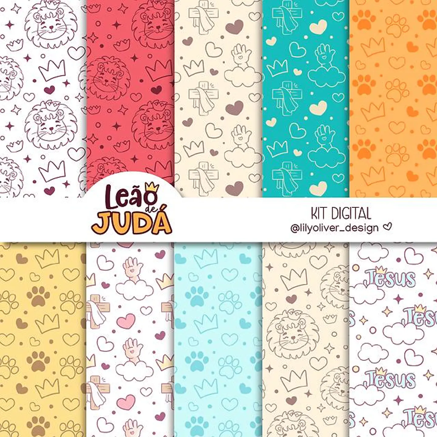Kit Digital Leão de Judá - Lily Oliver 2
