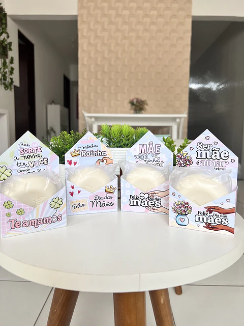 Arquivo de Corte Caixa Sabonete Envelope Dia das Mães