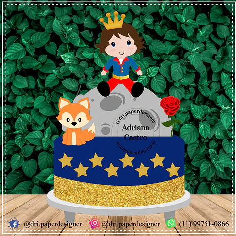 Arquivo de corte topo pequeno principe