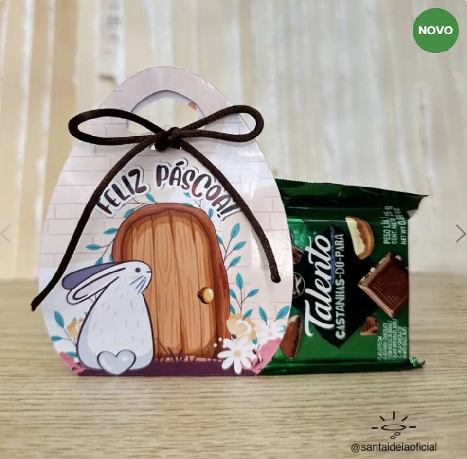 Arquivo kit Páscoa Caça aos Ovos, Porta mini Talento e Porta Kit Kat -  Santa Ideia 2