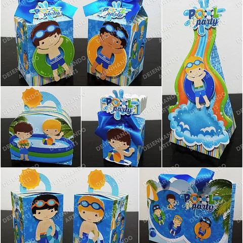 Arquivo de corte pool party menino