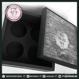 ARQUIVO DE CORTE CAIXA PARA 4 CUPCAKE