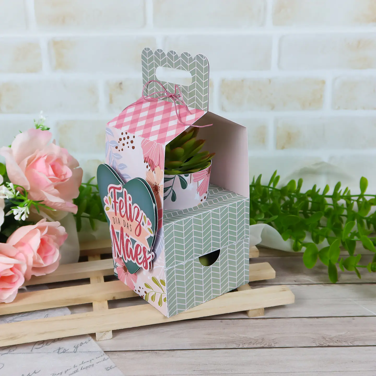 Arquivo de Corte Dia das Mães Kit 1 - Chuvinha de Papel 8