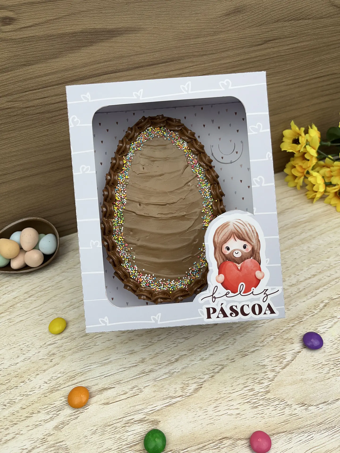 Arquivo de corte caixa ovo de colher 250 gr páscoa 2