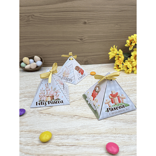 Arquivo de corte porta bombom triângulo páscoa