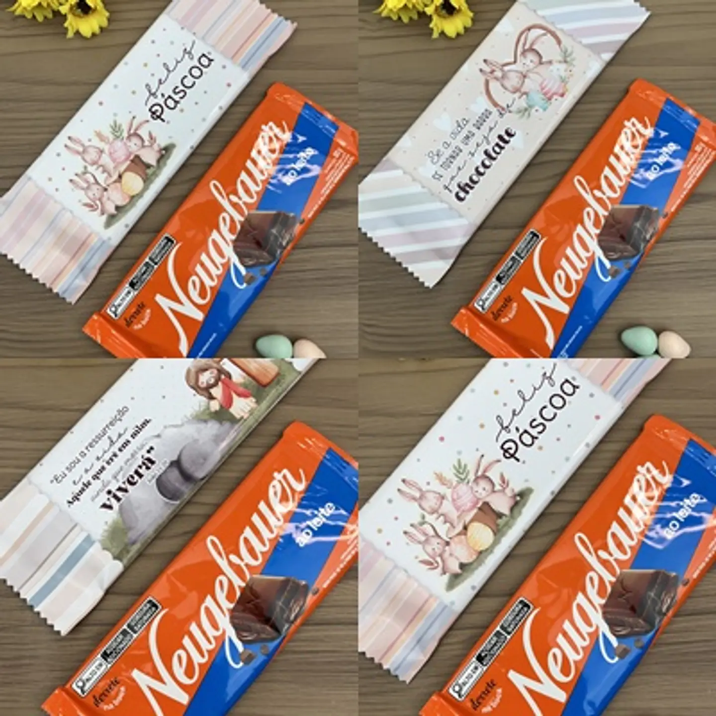 Arquivo de corte embalagem barra de chocolate páscoa 1