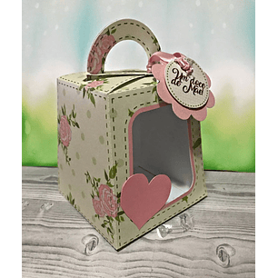 Arquivo de corte caixa bolo no pote dia das mães