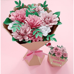 Arquivo de Corte Buque de Flores Dia das Mães