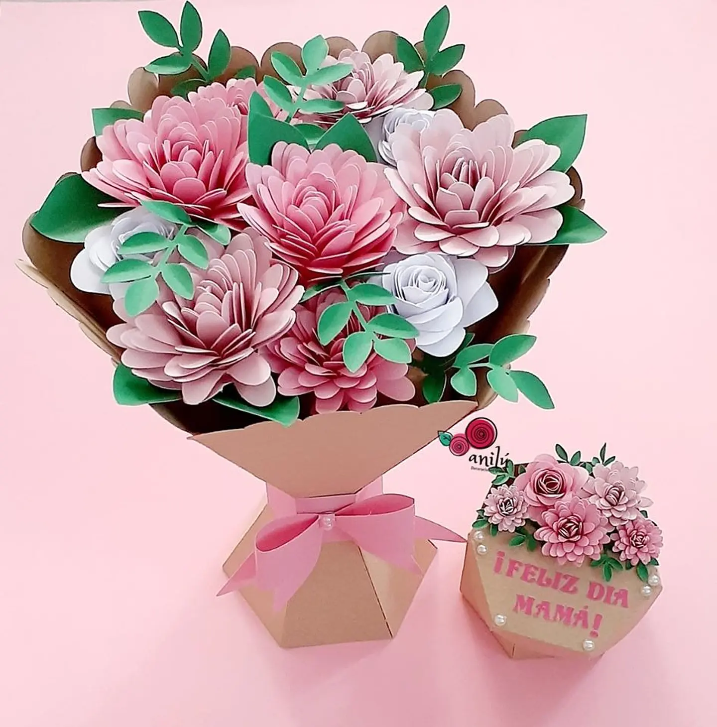 Arquivo de Corte Buque de Flores Dia das Mães 1