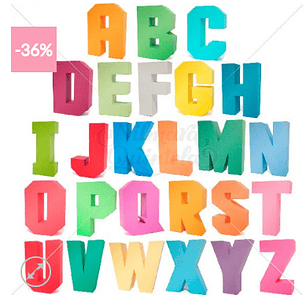 Arquivo de Corte Letras 3D Quadradinha