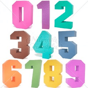 Arquivo de Corte Numeros 3D Quadrados