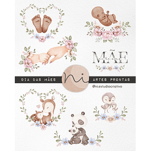 Kit Digitais Dia das Mães - Ni Studio