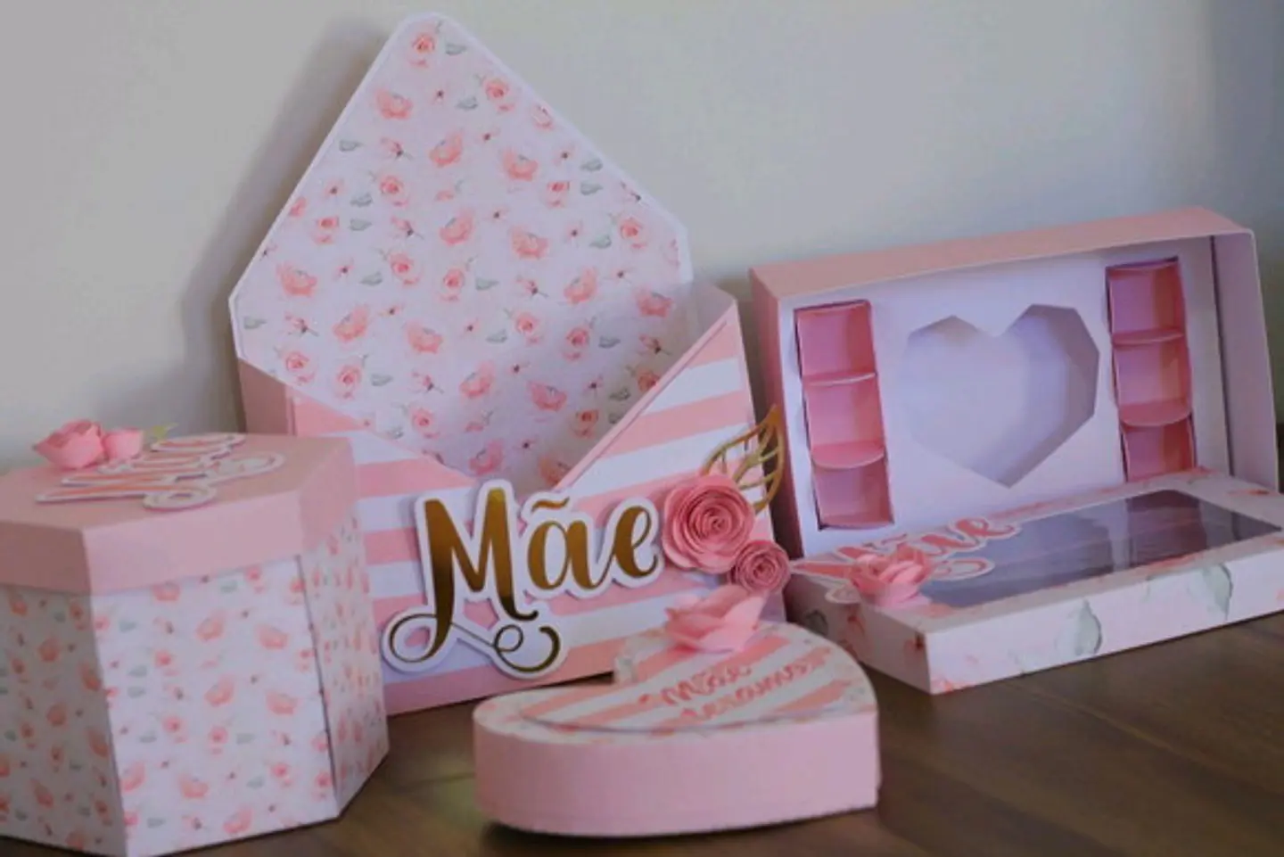 Arquivo de corte kit dia das mães 1