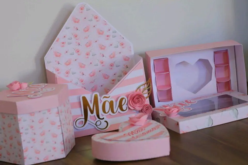 Arquivo de corte kit dia das mães 1