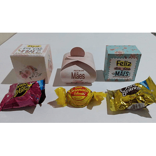 Arquivo de Corte Caixa Bombom Dia das Mães
