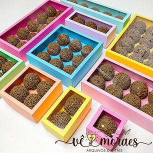 Arquivo Combo Molde Caixas Doces - Vê Moraes