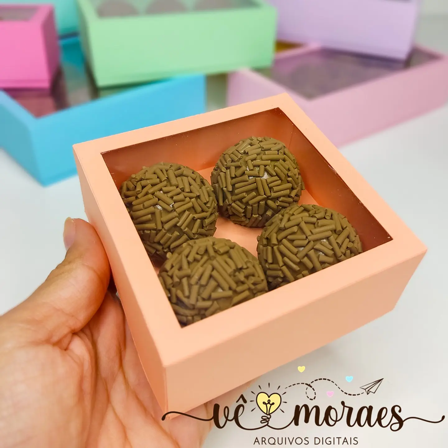 Arquivo Combo Molde Caixas Doces - Vê Moraes 2
