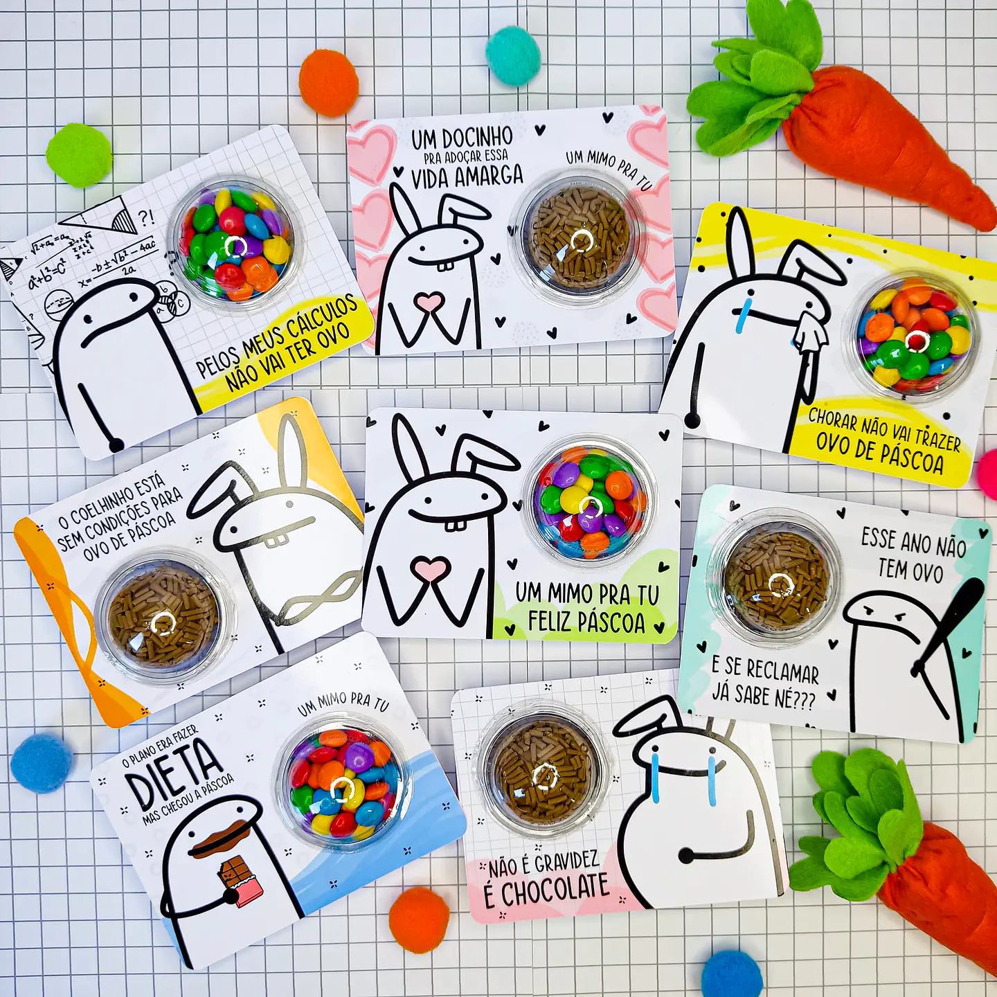 Arquivo Páscoa Card Blister Flork - Vê Moraes 1