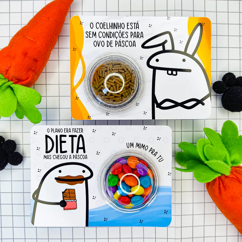 Arquivo Páscoa Card Blister Flork - Vê Moraes 2