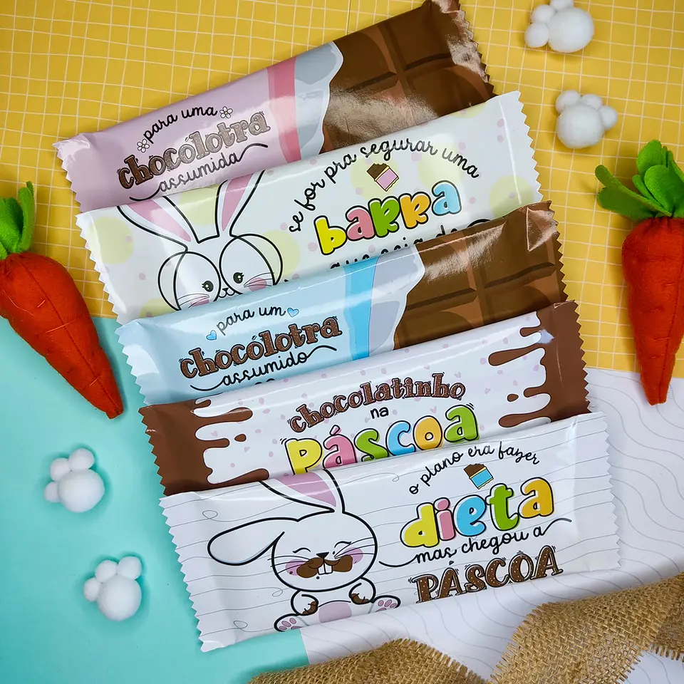 Arquivo Páscoa Rótulo Barra de Chocolate - Vê Moraes 3