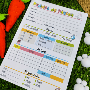 Arquivo Páscoa Talão de Pedidos - Vê Moraes