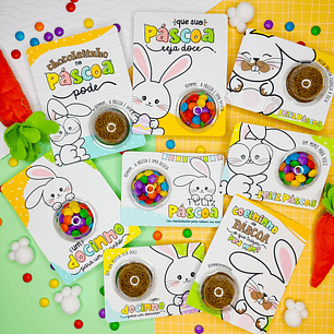 Arquivo Páscoa Card Blister Coelho - Vê Moraes