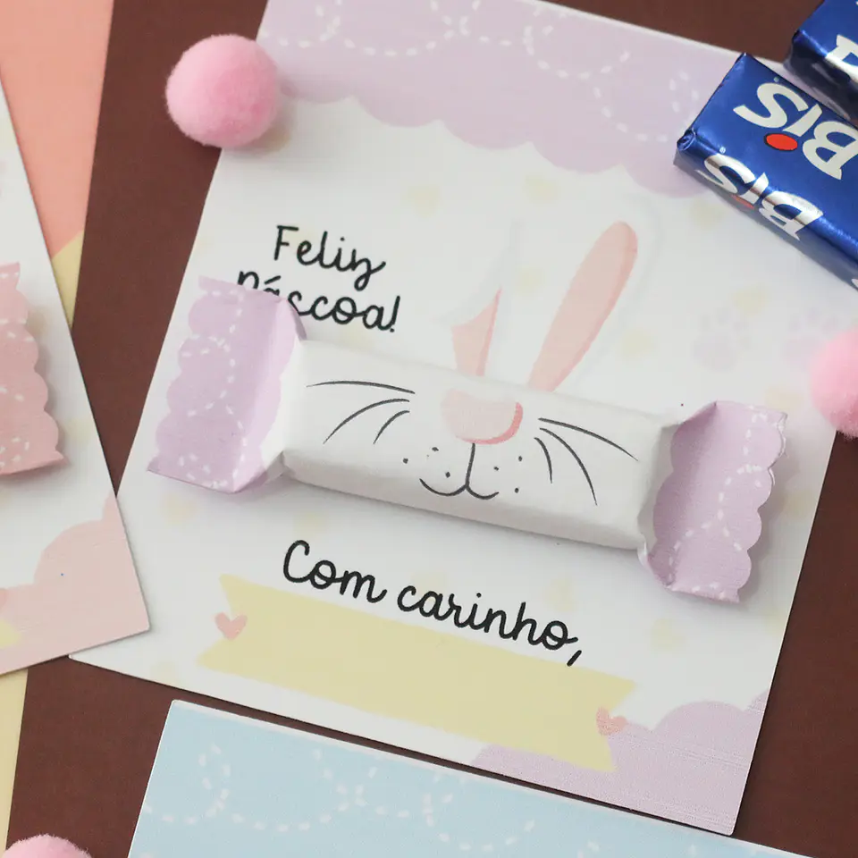 Arquivo Páscoa Card Bis Coelho - Vê Moraes 5