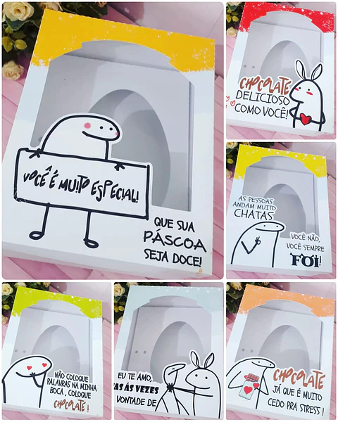 Arquivo de Corte Caixa Ovo de Colher Flork Bento