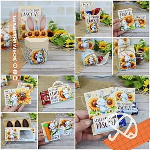 Arquivo Páscoa Girassol - Chuvinha de Papel