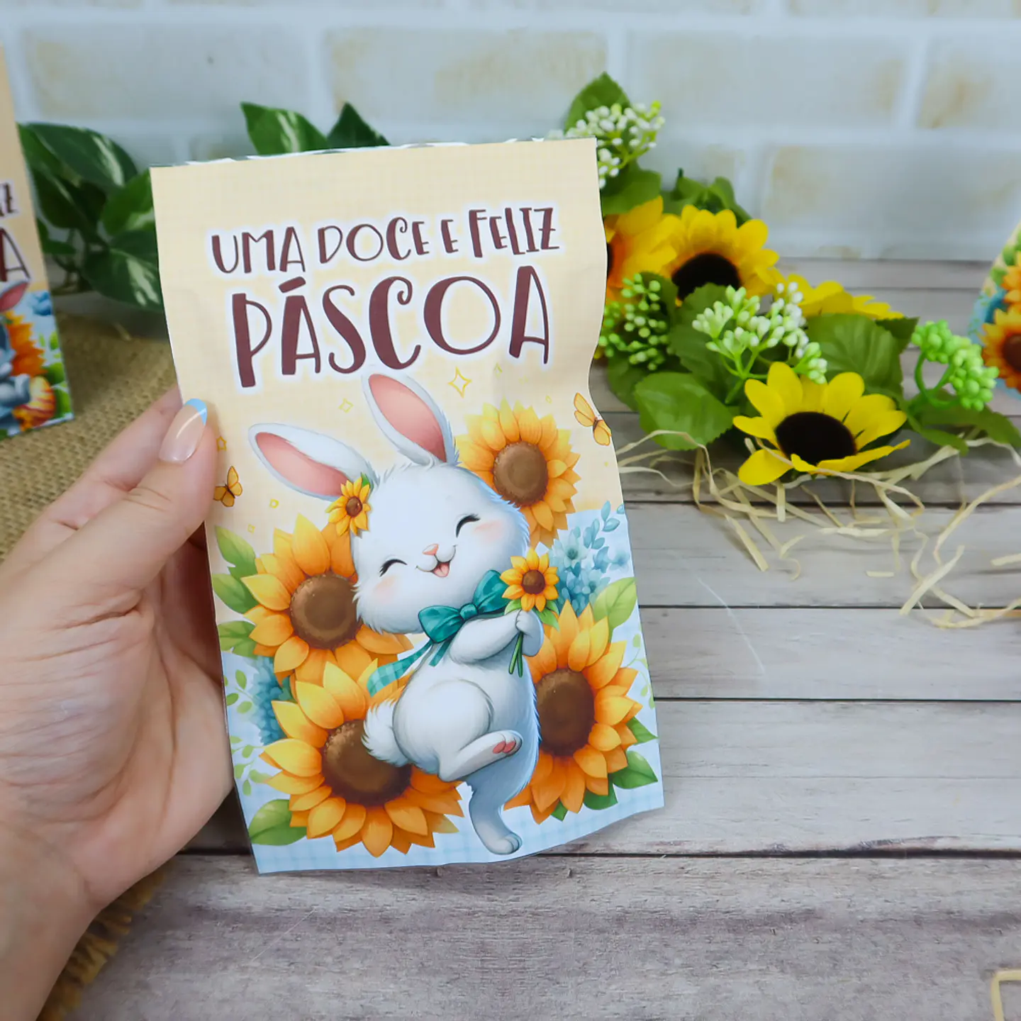 Arquivo Páscoa Girassol - Chuvinha de Papel 4