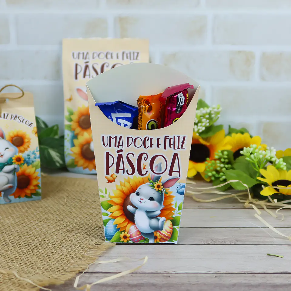 Arquivo Páscoa Girassol - Chuvinha de Papel 6