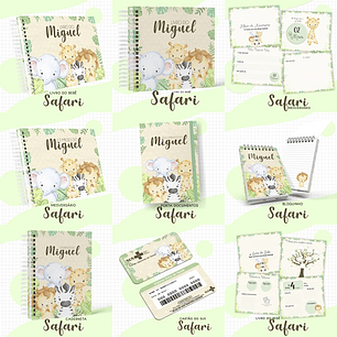 ARQUIVO ENCADERNAÇÃO BABY SAFARI MENINO 