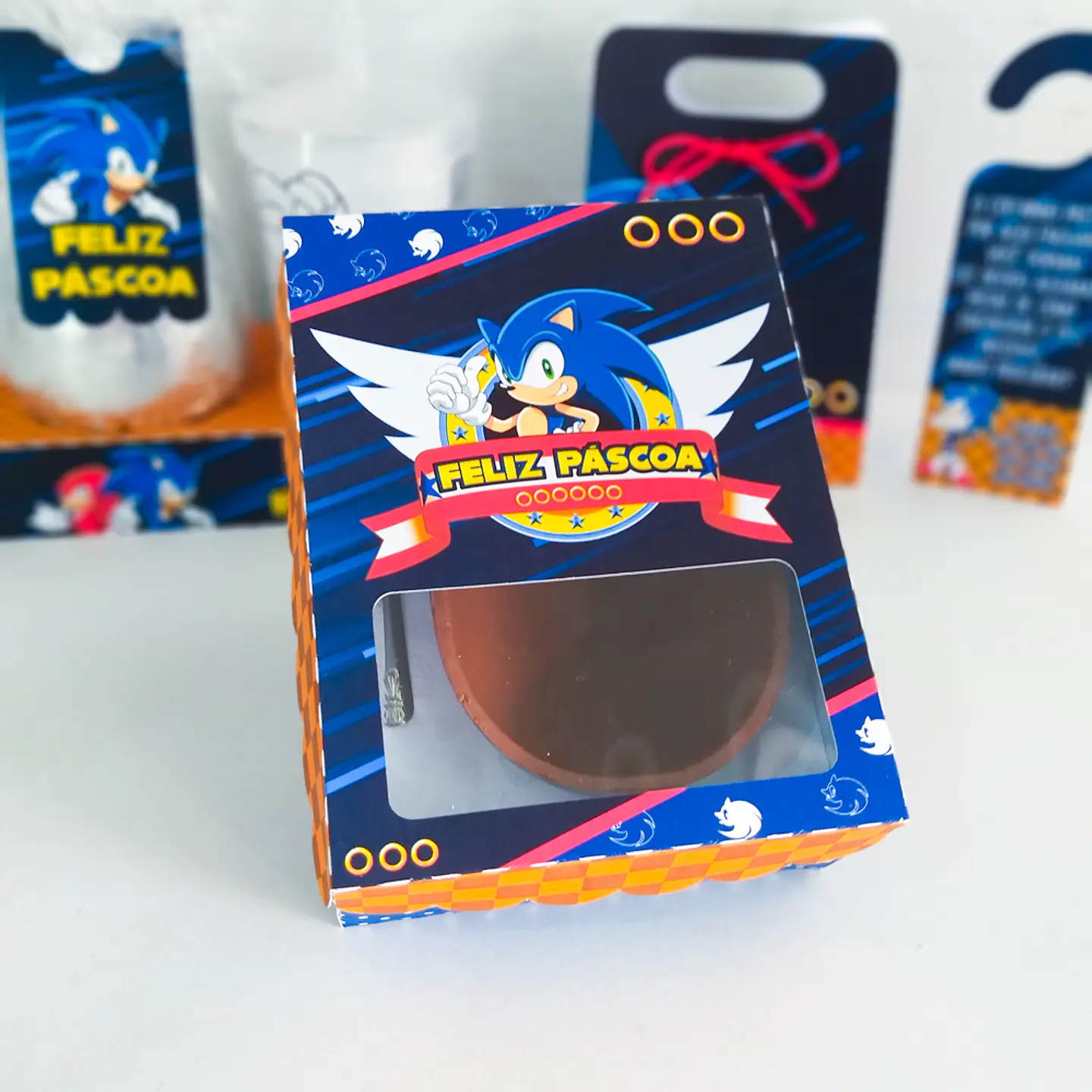 Arquivo Páscoa Kit Sonic - Chuvinha de Papel 4