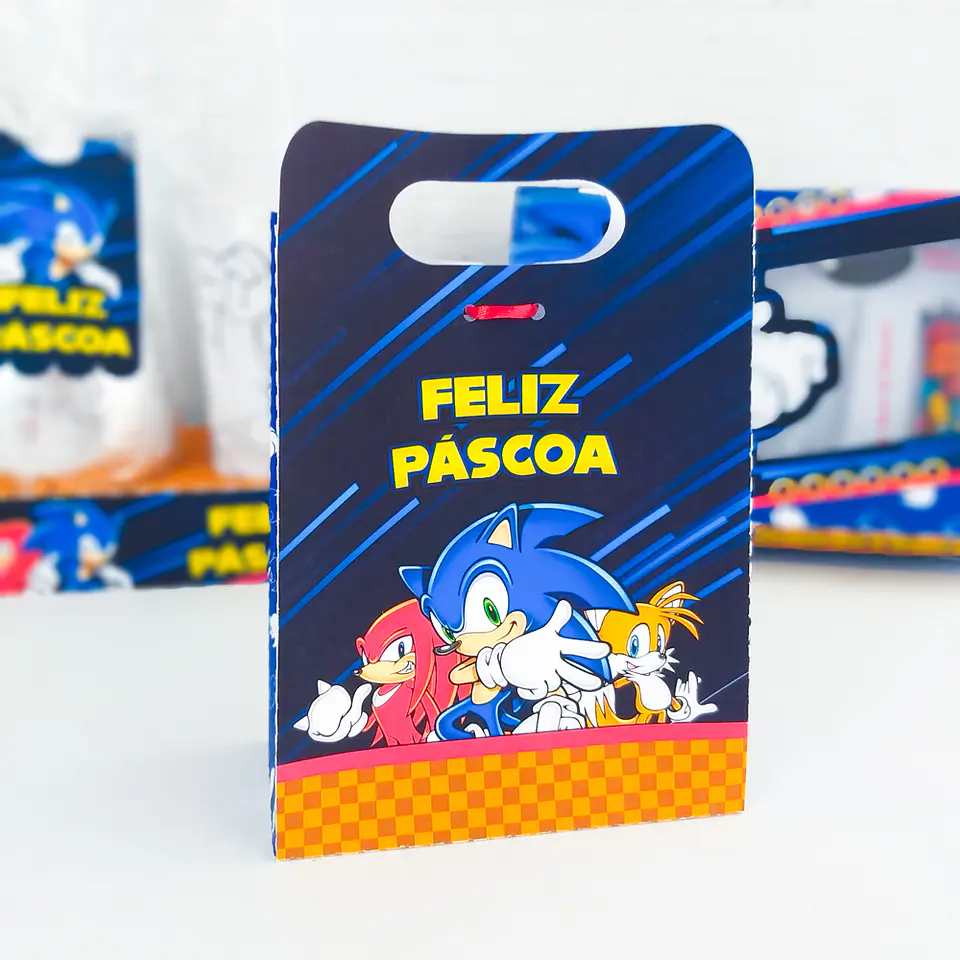 Arquivo Páscoa Kit Sonic - Chuvinha de Papel 9