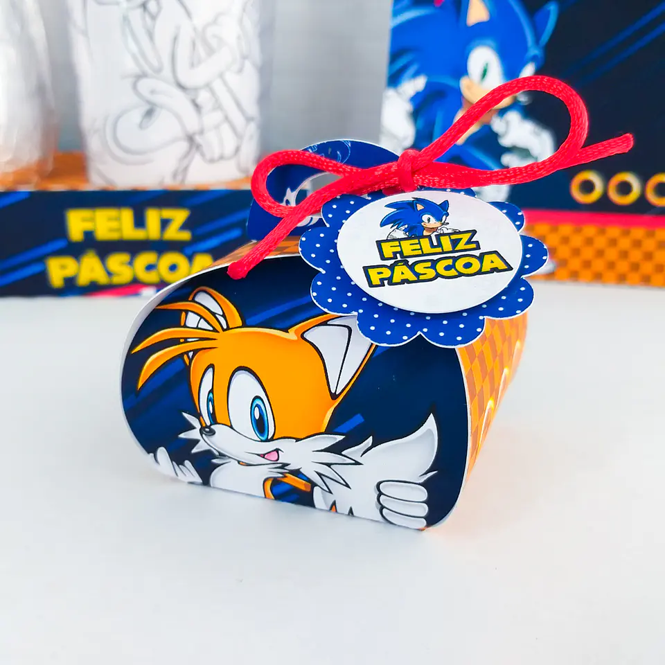 Arquivo Páscoa Kit Sonic - Chuvinha de Papel 11