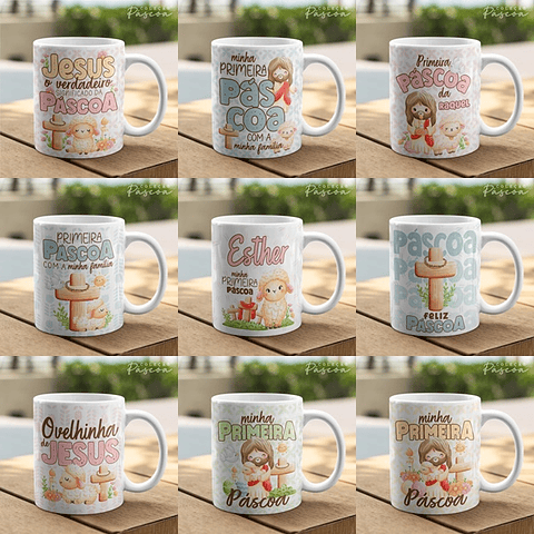 Arquivo Caneca Páscoa Infantil