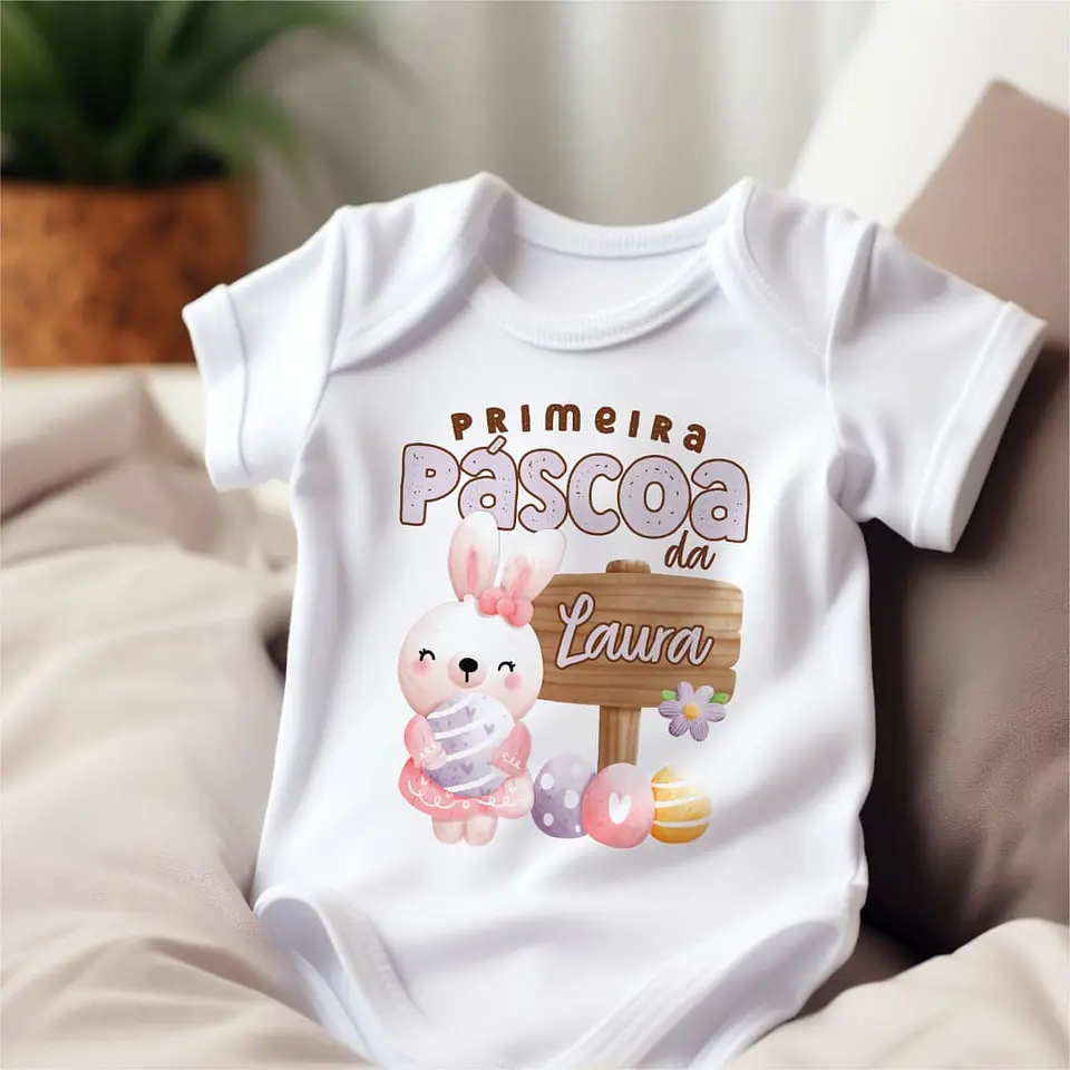Arquivo Sublimação Body Infantil Páscoa 3